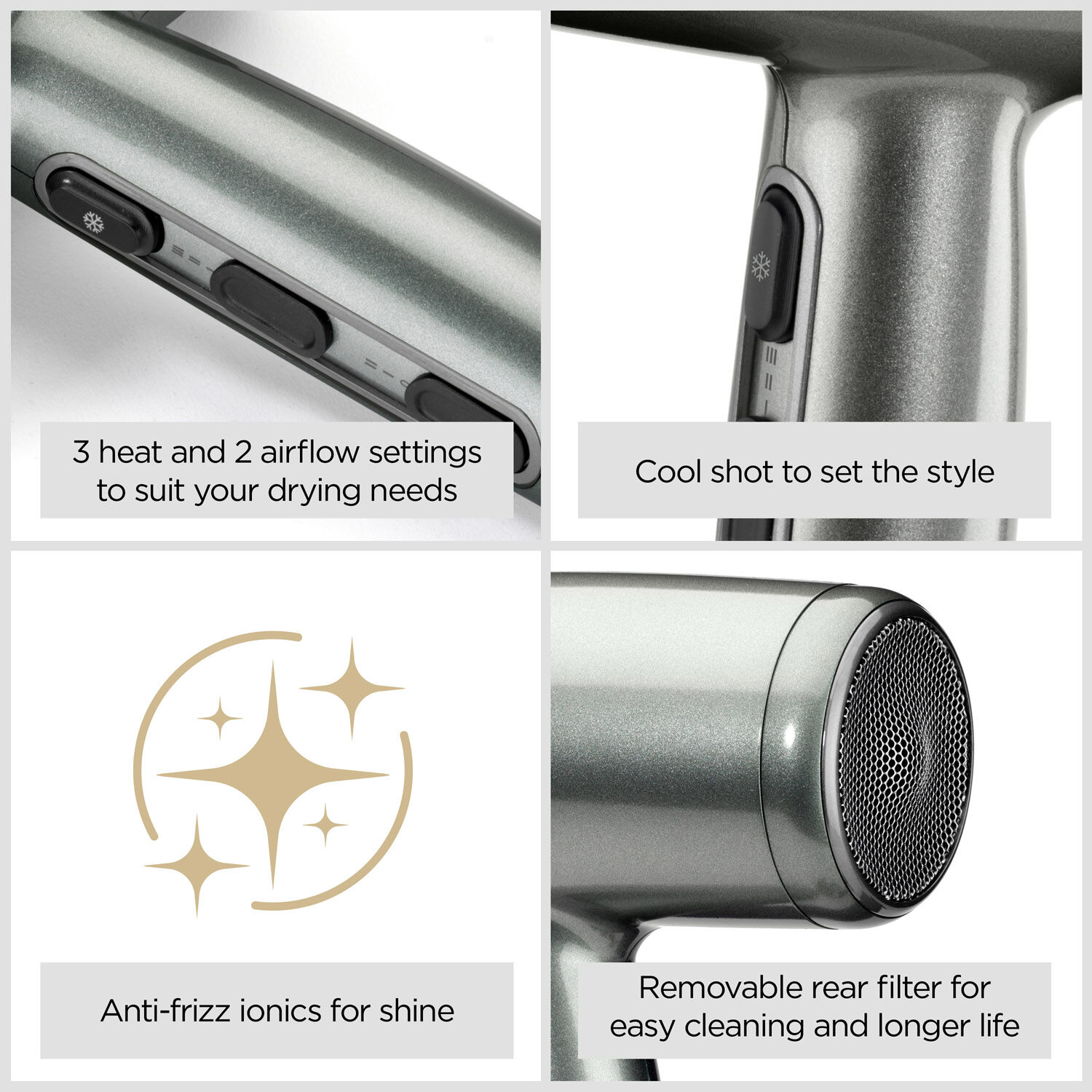 Xanadu Lightweight Powerful 2100W Ionic Hair Dryer